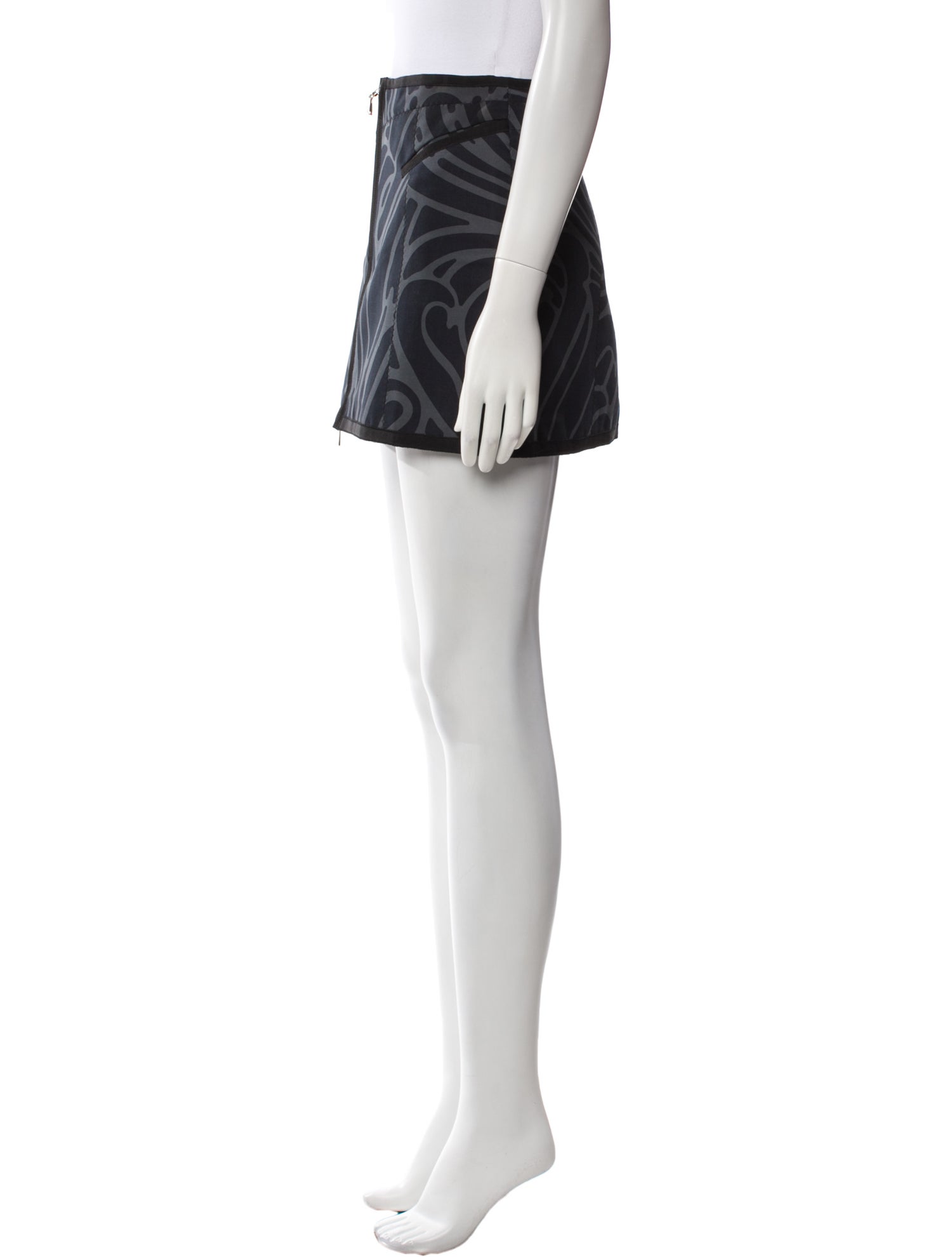 Louis Vuitton Printed Mini Skirt